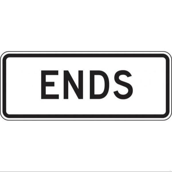 Accuform BICYCLE PEDESTRIAN SIGN ENDS FRR681RA FRR681RA - main